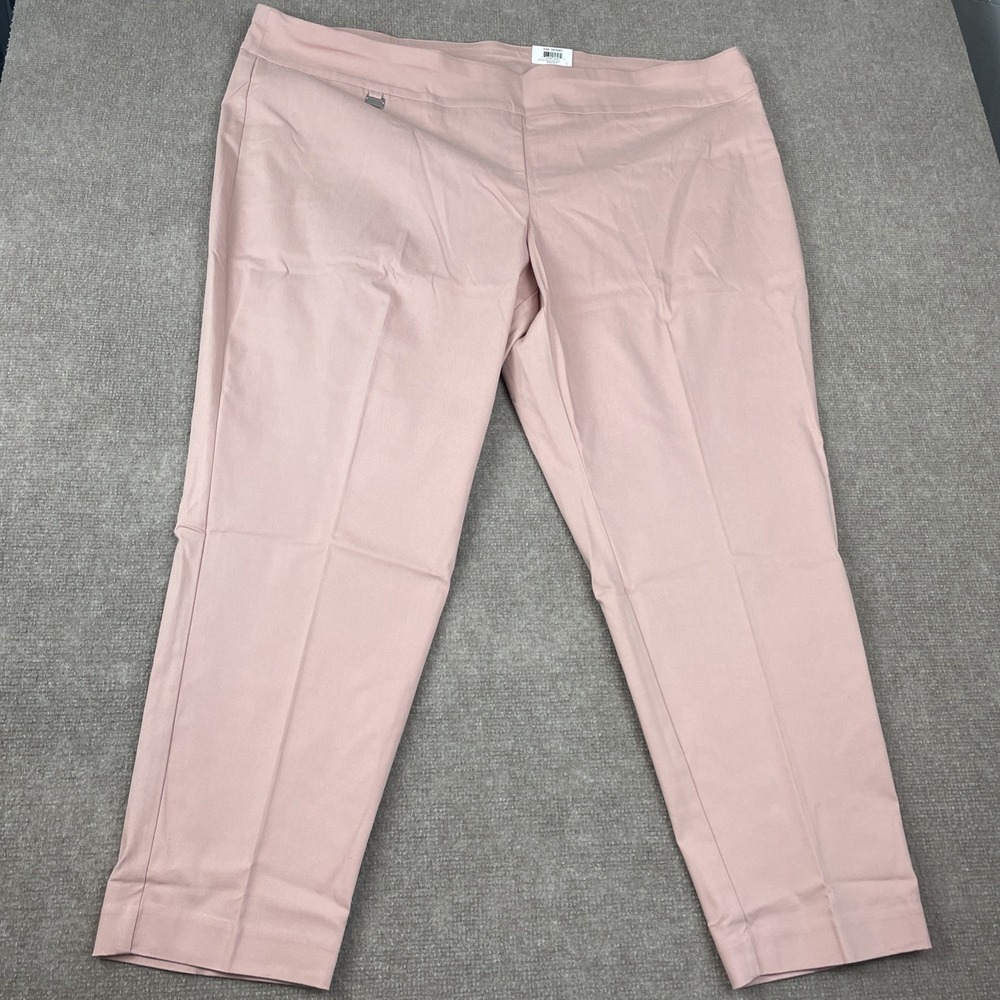 Alfani Pants Women 28W Rosedust Tummy Control High Waisted Skinny Leg Pull On